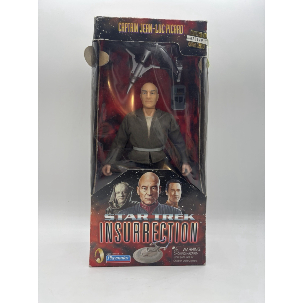 1998‎ Playmates Star Trek Insurrection Captain Jean-Luc Picard 9" Figure
